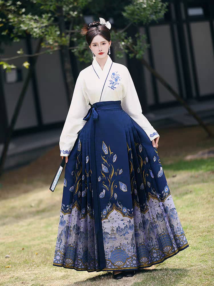 情侣装交领汉服马面裙S-6XL