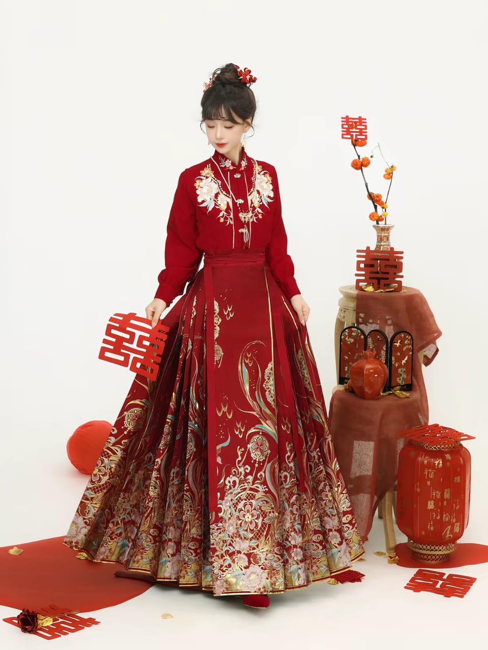 Mamian Skirt Set for Engagement & Wedding