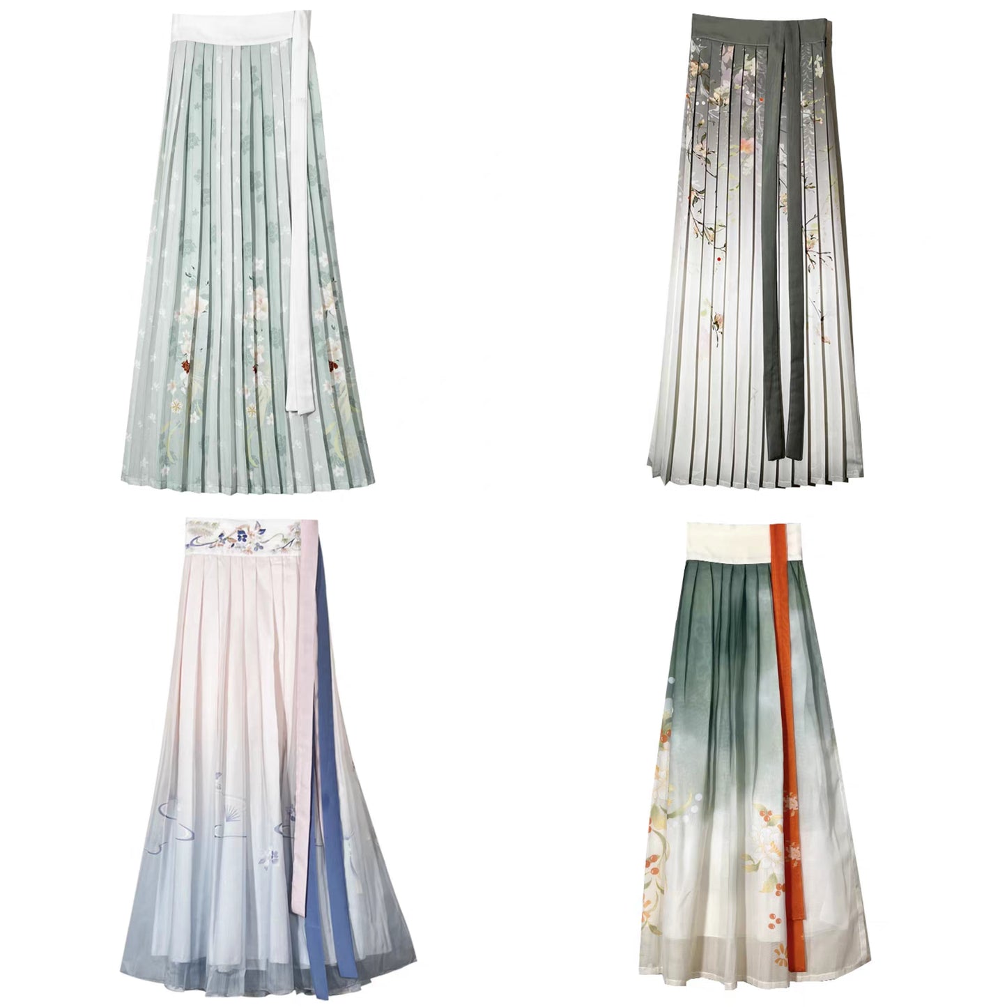 Hanfu Single Skirt汉服一片式下裙S-XL