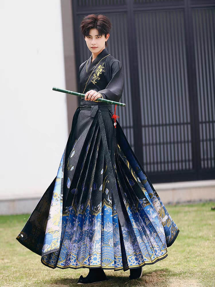 情侣装交领汉服马面裙S-6XL