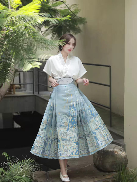 Mamian Skirt Full Set马面裙全套S-L