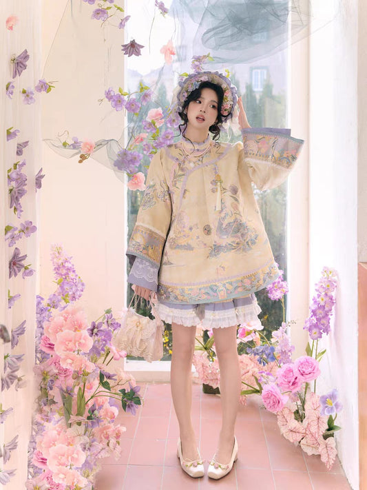 Qing Dynasty Style Hanfu-Inspired Women's Outfit S-XL