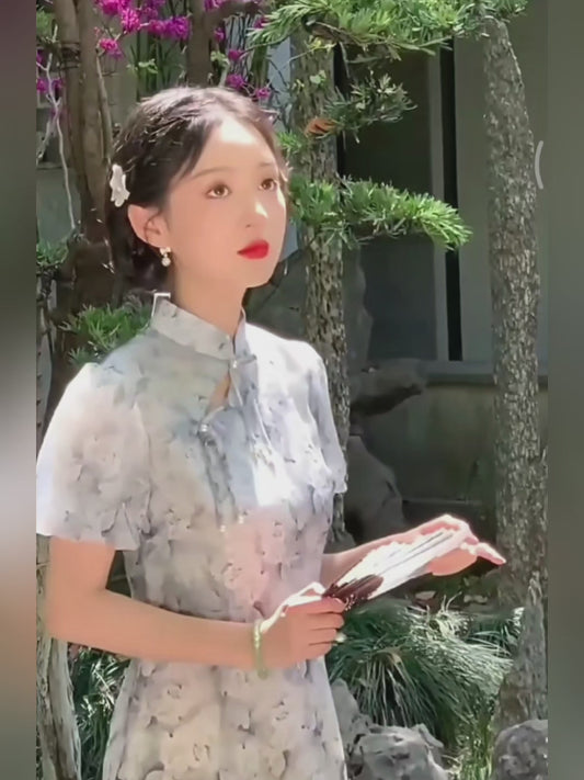 新中式旗袍cheongsam S-2XL