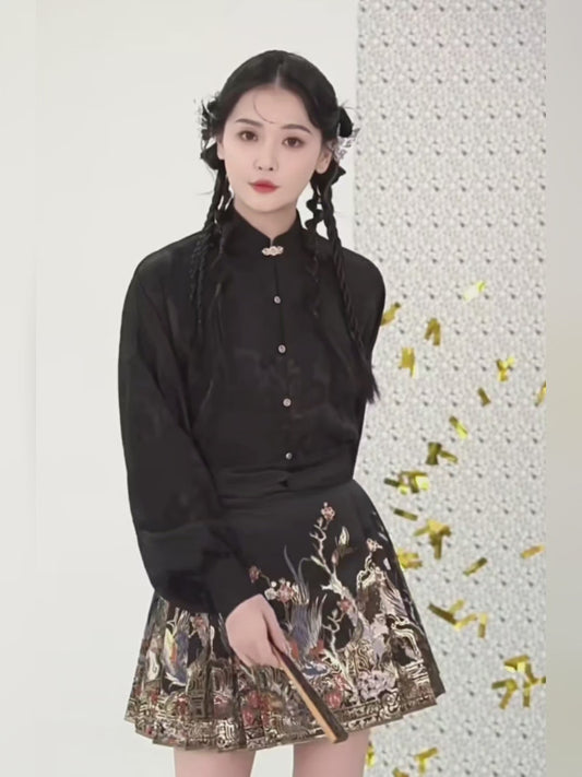 Mini-jupe mǎmiàn courte version petite taille XS-XL