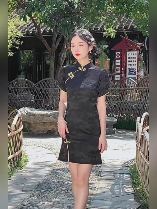 新中式女装旗袍cheongsam S-2XL