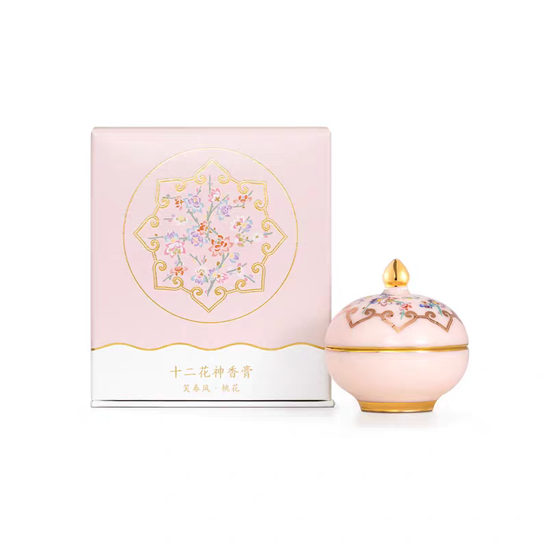 Forbidden City | Twelve Flower Deities Solid Perfume – Museum Cultural & Creative Gift for Weddings, Birthdays, Women's Souvenir
