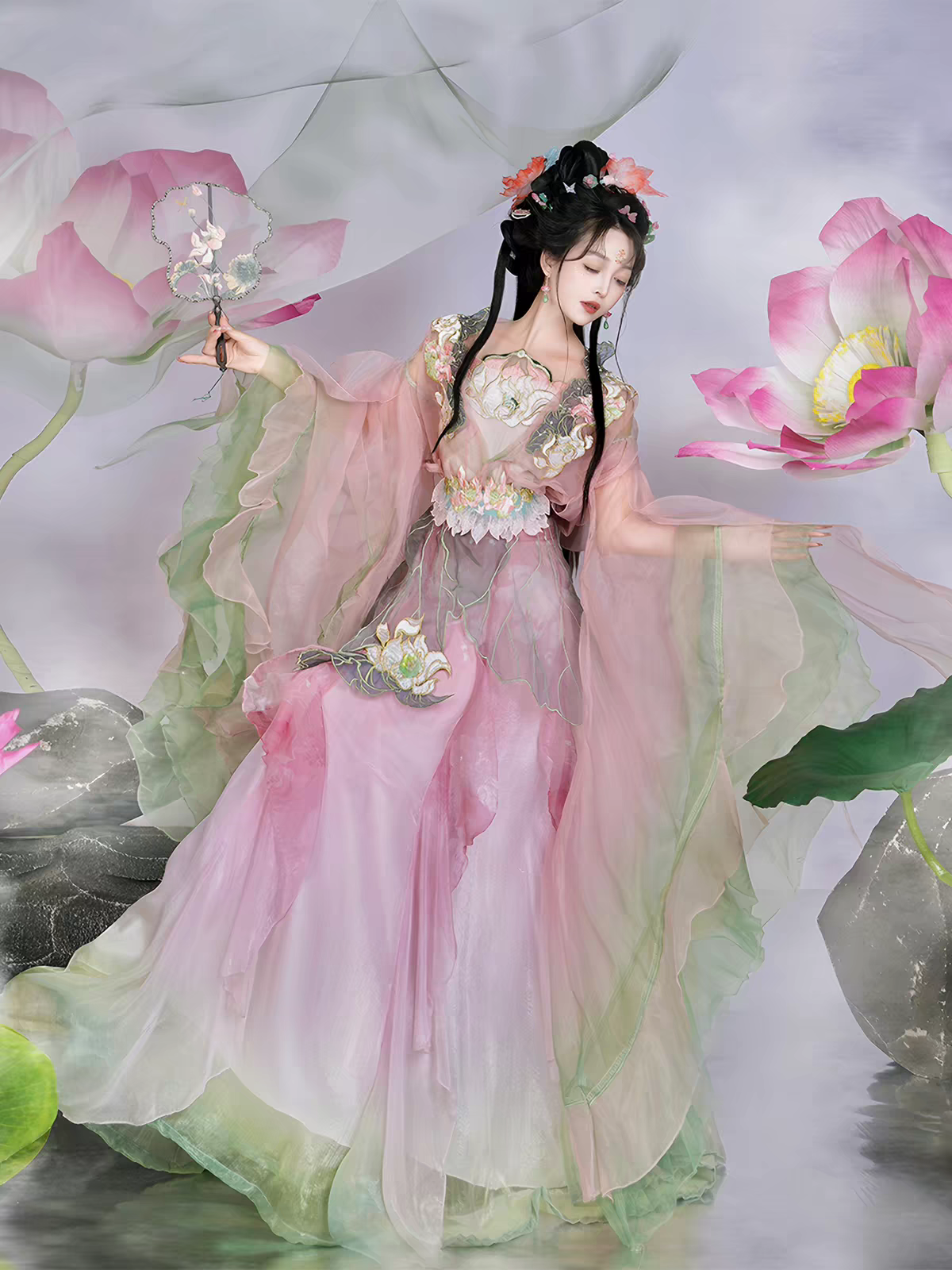 New Original Women's Hanfu Inspired by the Wei & Jin Dynasty Style