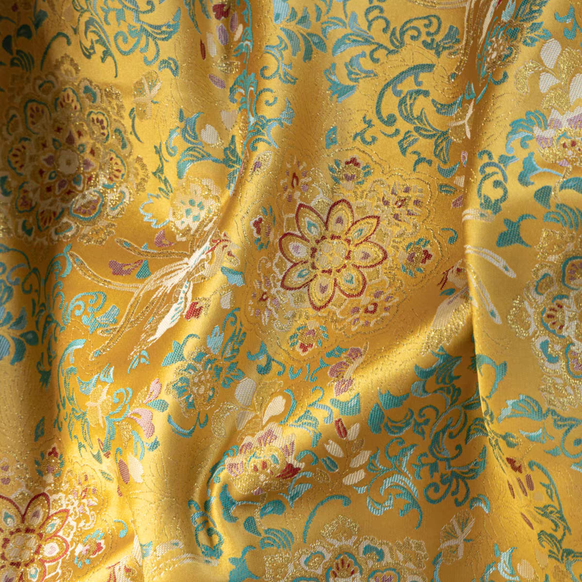 Premium Chinese Fabric for Hanfu, Qipao & Accessories – Jacquard Brocade & Silk Satin – Perfect for Bags, Dresses & DIY Chinese-Inspired Items