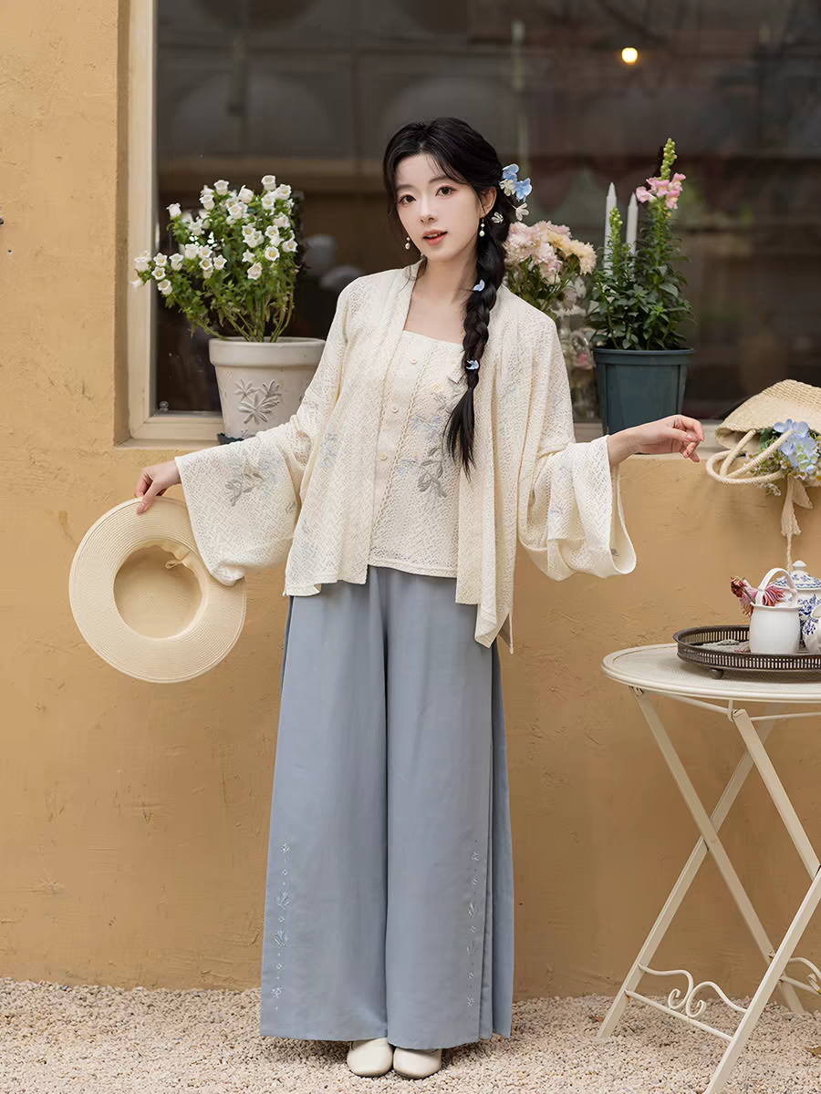 Song‑style Pants for Summer Daily Hanfu