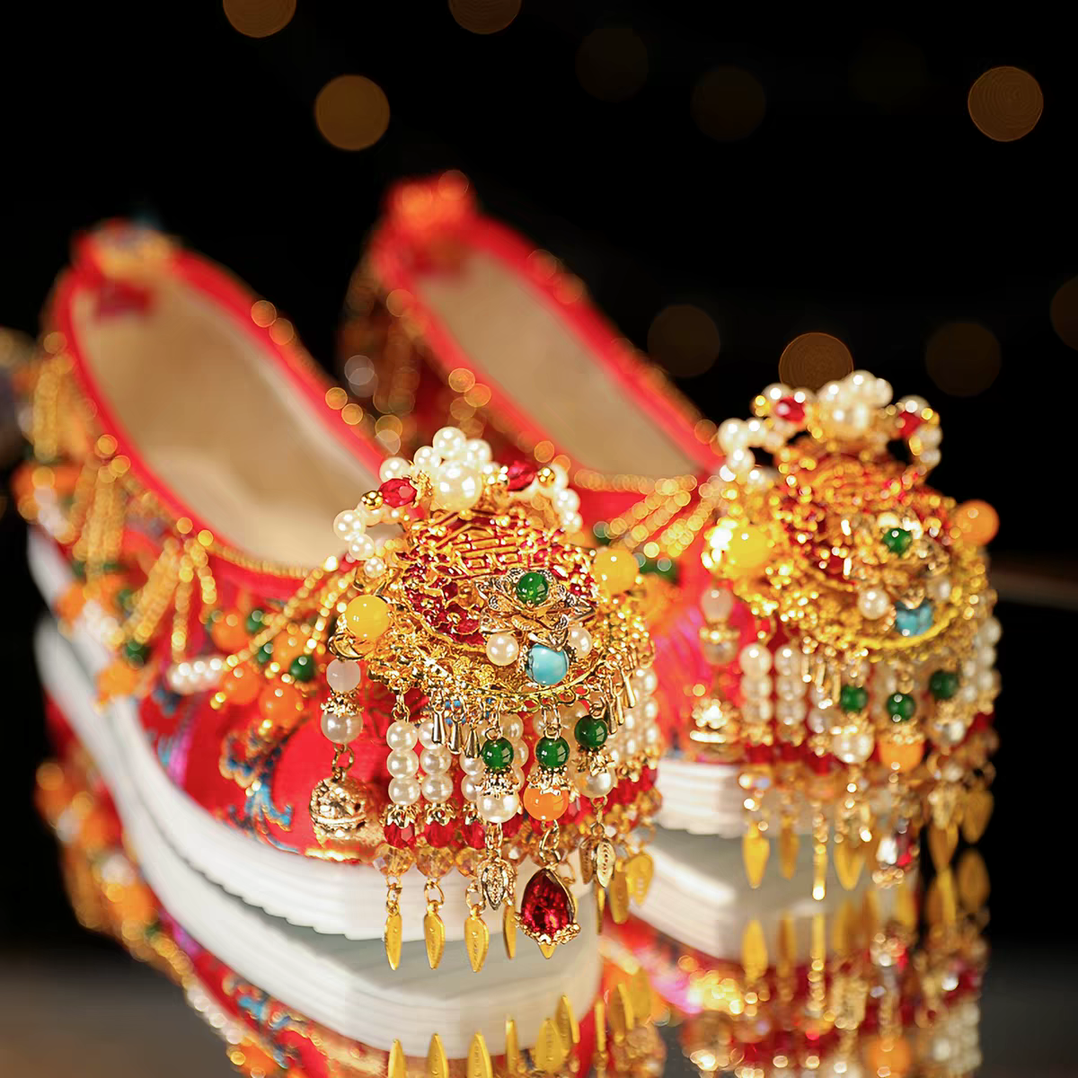 Ancient Chinese Hanfu Shoes |Traditional Chinese Wedding Shoes