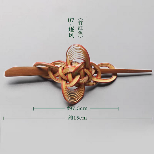 Intangible Cultural Heritage Bamboo Woven Hair Clip | A Meaningful Chinese Gift