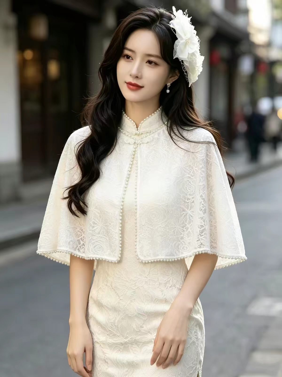 Qipao Shawl — Airy Wrap for Everyday Elegance