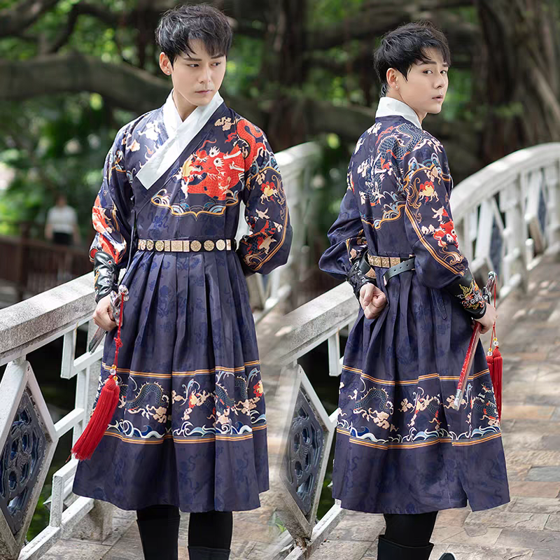 Men Hanfu Outfit – Chinese Traditional Robe | Asian Festival Costume for Men S-3XL