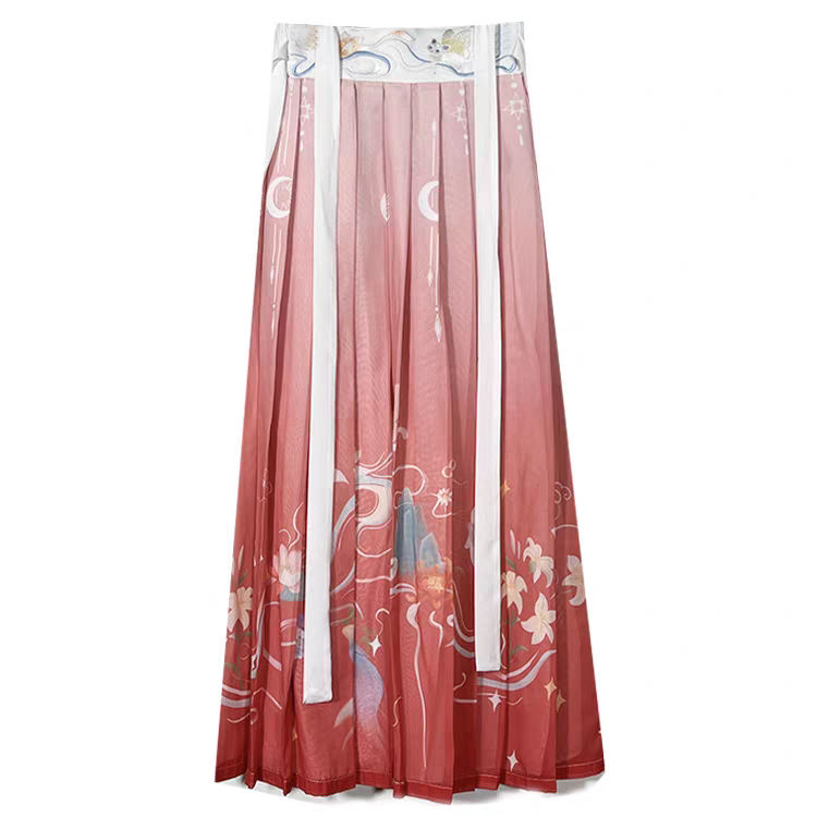Hanfu Single Skirt汉服一片式下裙S-XL