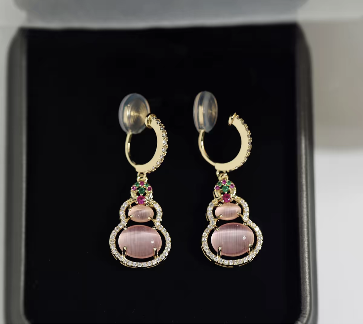 No Piercing Chinese Style Clip On Earrings | New Chinese Style Hanfu Jewelry Accessories