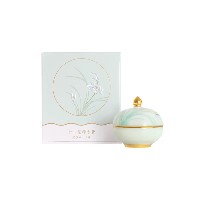 Forbidden City | Twelve Flower Deities Solid Perfume – Museum Cultural & Creative Gift for Weddings, Birthdays, Women's Souvenir