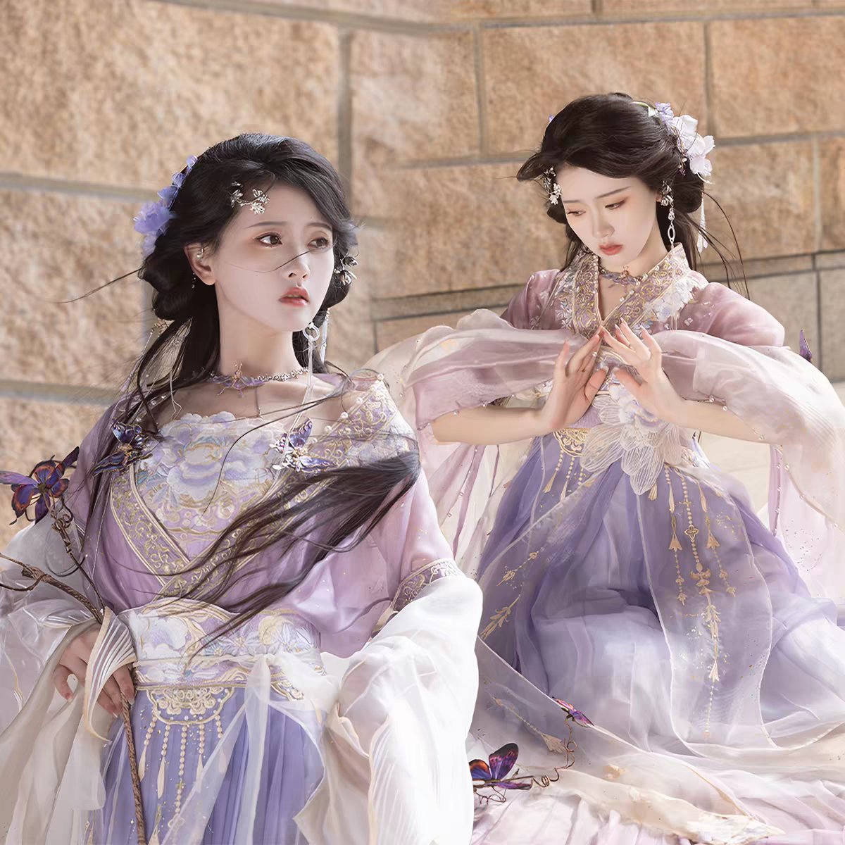 Tang-style Hanfu-inspired chest-high skirt and improved high-waist skirt