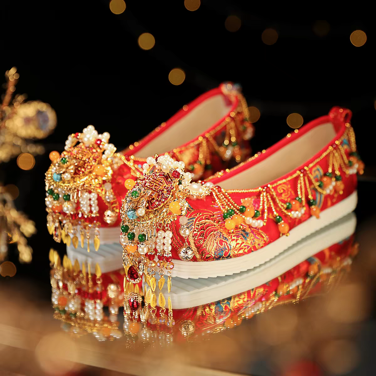 Ancient Chinese Hanfu Shoes |Traditional Chinese Wedding Shoes
