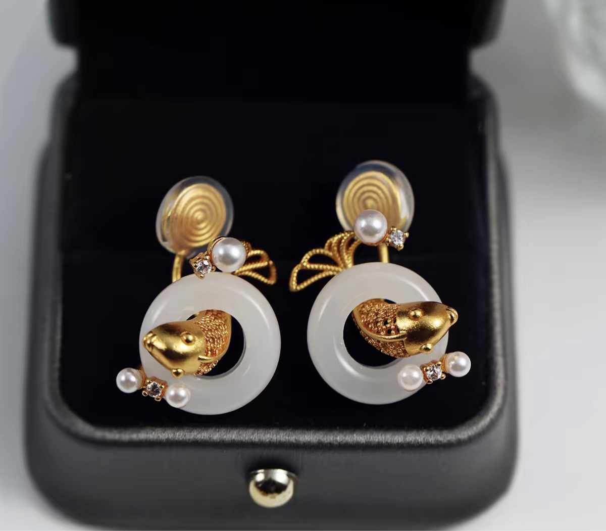 No Piercing Chinese Style Clip On Earrings | New Chinese Style Hanfu Jewelry Accessories