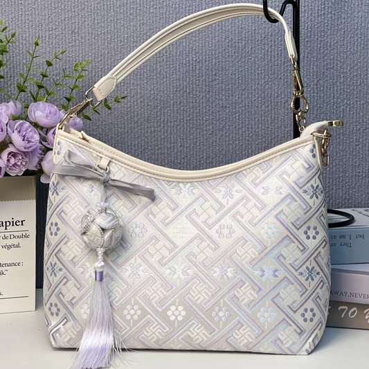 Zhuang Brocade Bag | Handmade Chinese Textile Art Handbag Inspired by Traditional Weaving