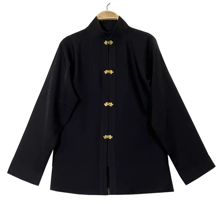Hanfu Cross-Collar Stand-Up Collar Pipa Sleeve Top汉服交领立领琵琶袖上衣S-XL