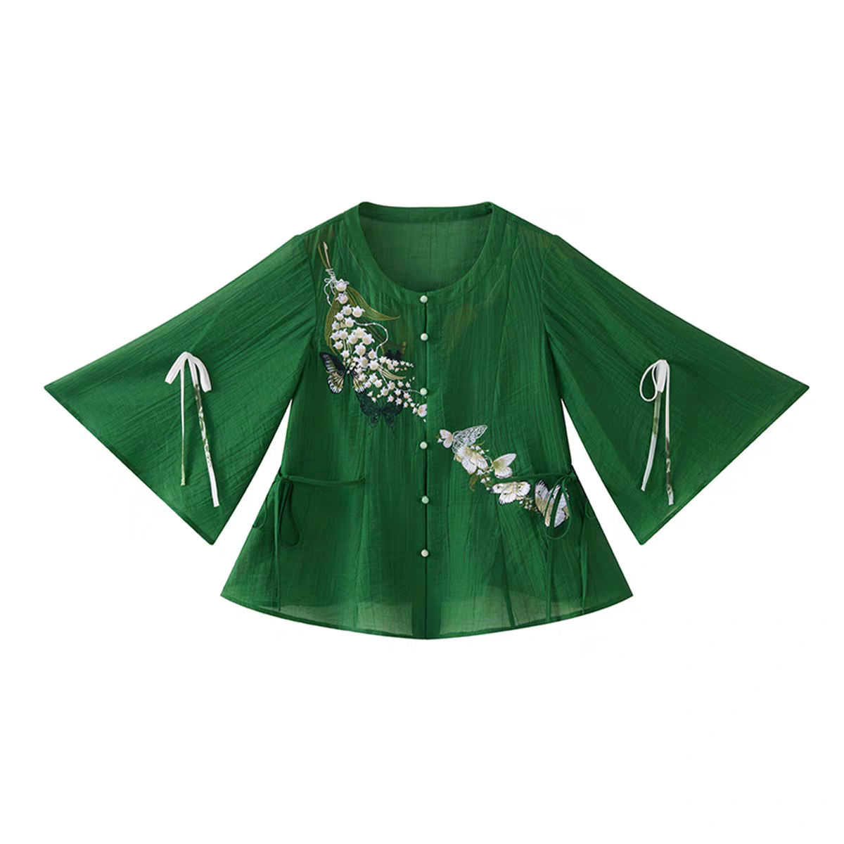 Modern Hanfu-inspired two-piece dress