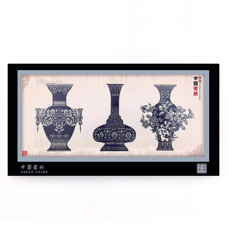 剪纸挂画31*16cm