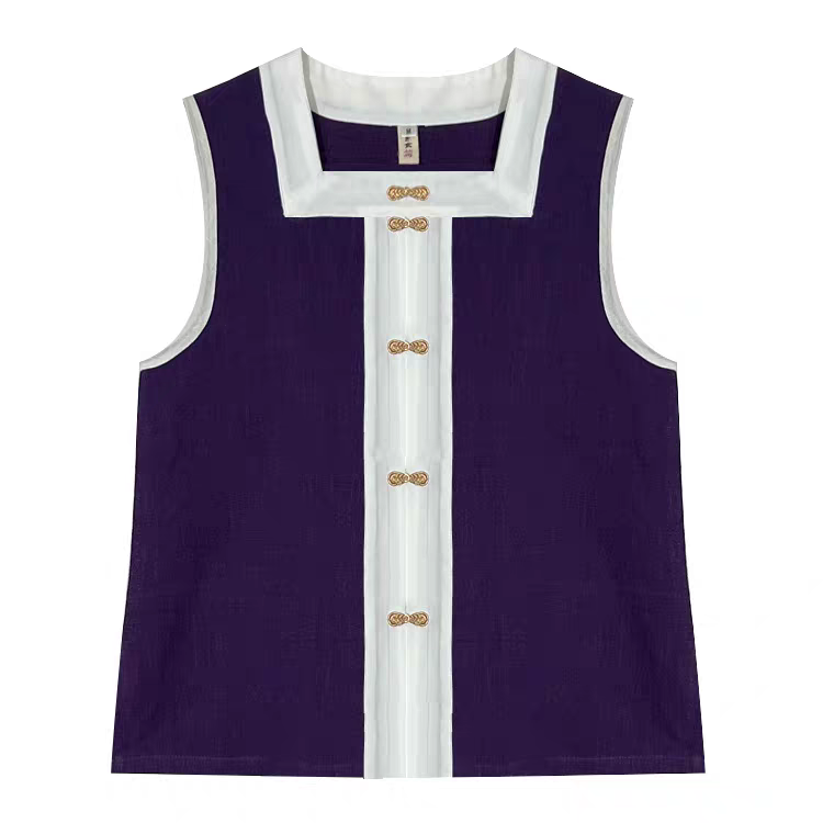 Hanfu square collar bijia汉服方领比甲S-XL