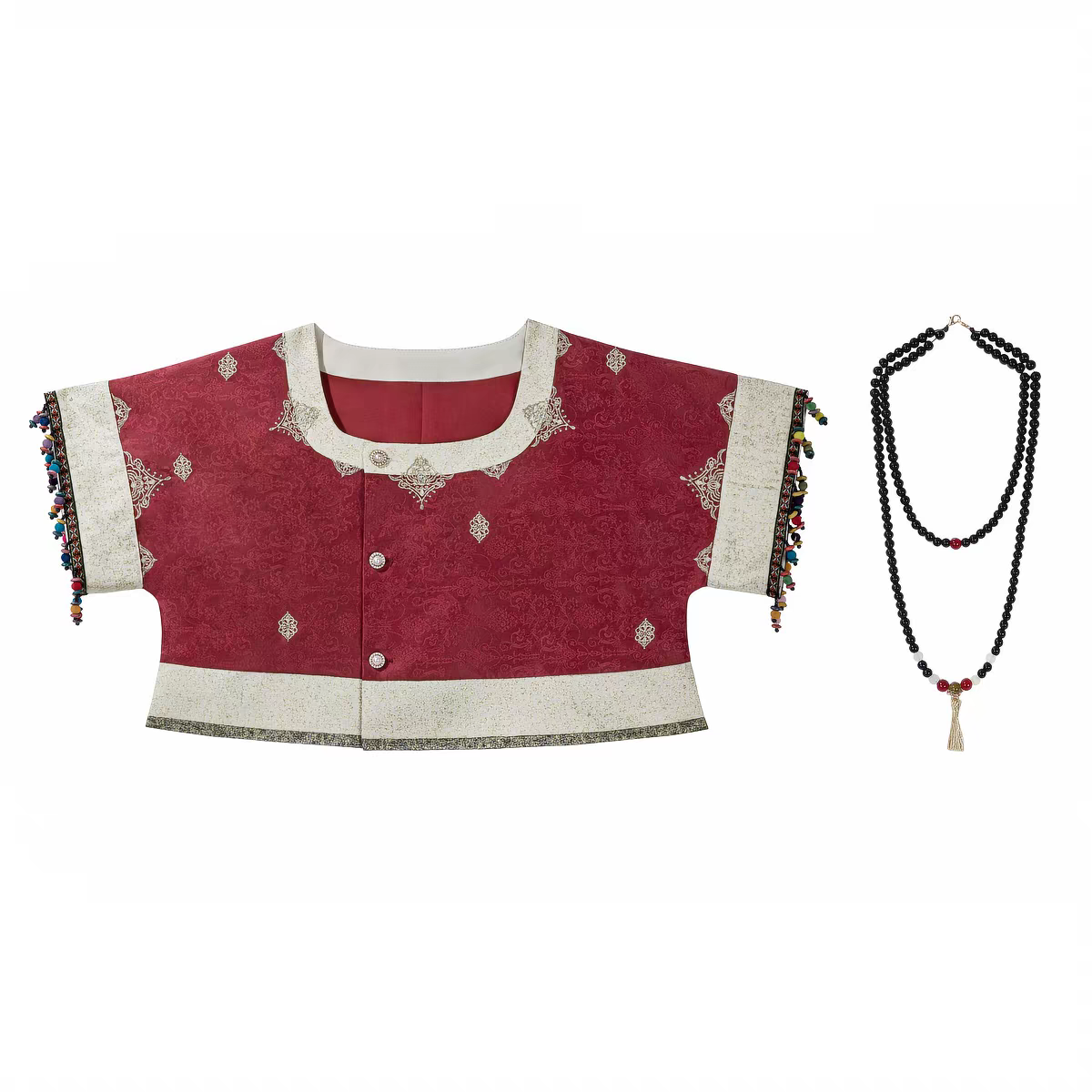 Dunhuang Flying Apsaras Hanfu — Exotic-style Han-element Tang Dynasty-style Lantern Pants & Red Top Set