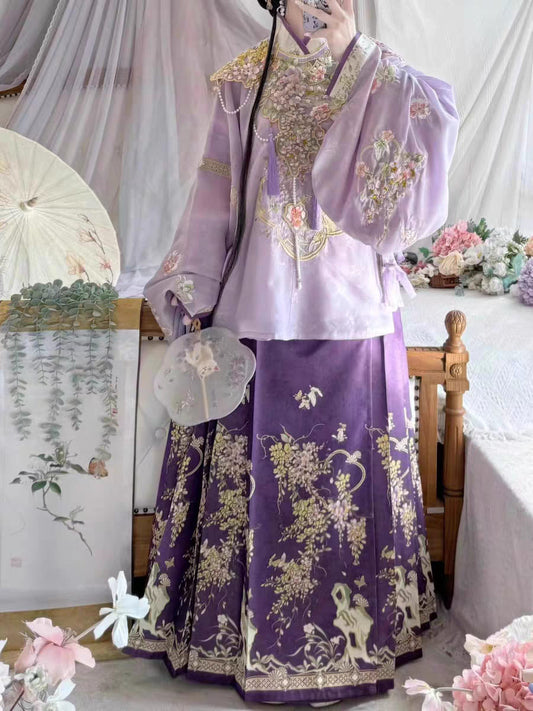 Ming Dynasty Hanfu Full Set马面裙配套S-L