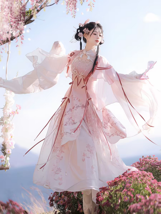 Fairy Hanfu Performance Costume – Ethereal Dance Dress for Stage, Photoshoot & Festival