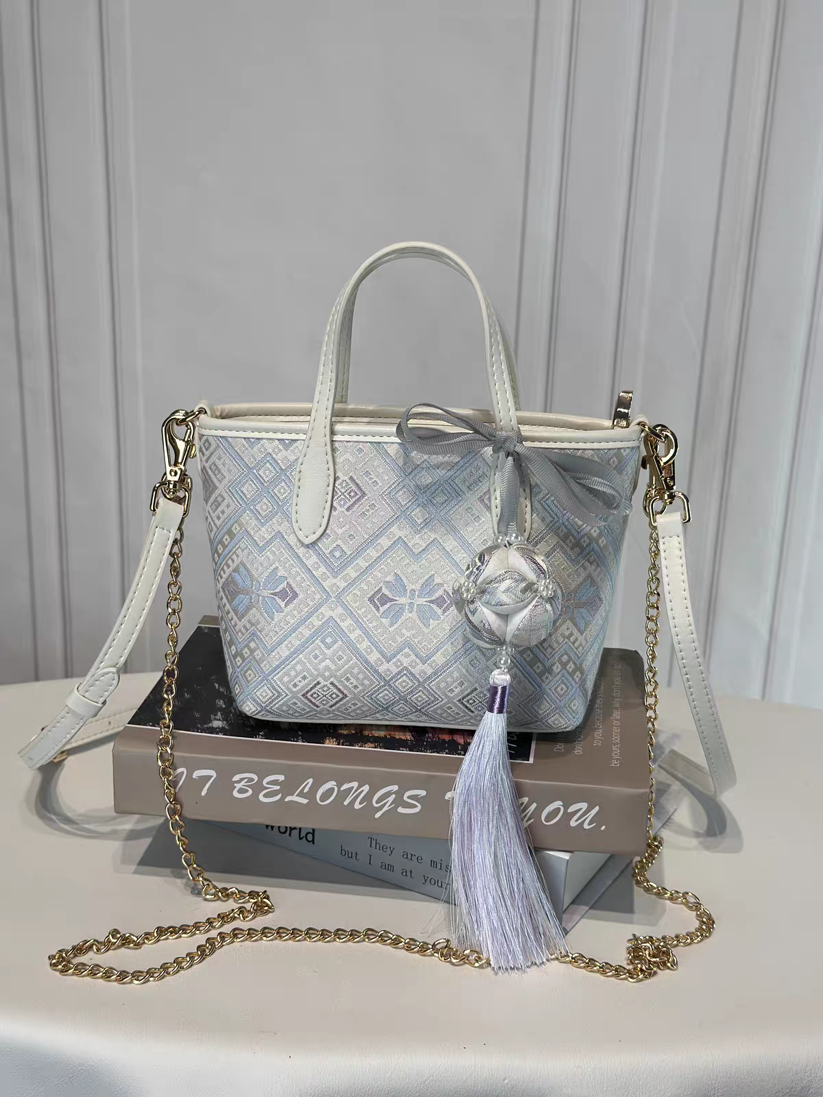 Zhuang Brocade Bag | Handmade Chinese Textile Art Handbag Inspired by Traditional Weaving