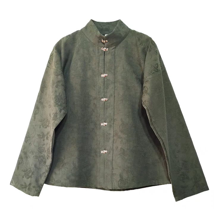 Hanfu Cross-Collar Stand-Up Collar Pipa Sleeve Top汉服交领立领琵琶袖上衣S-XL