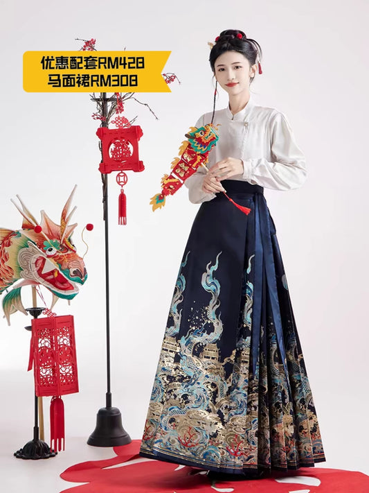 汉服马面裙妆花配套XS-L