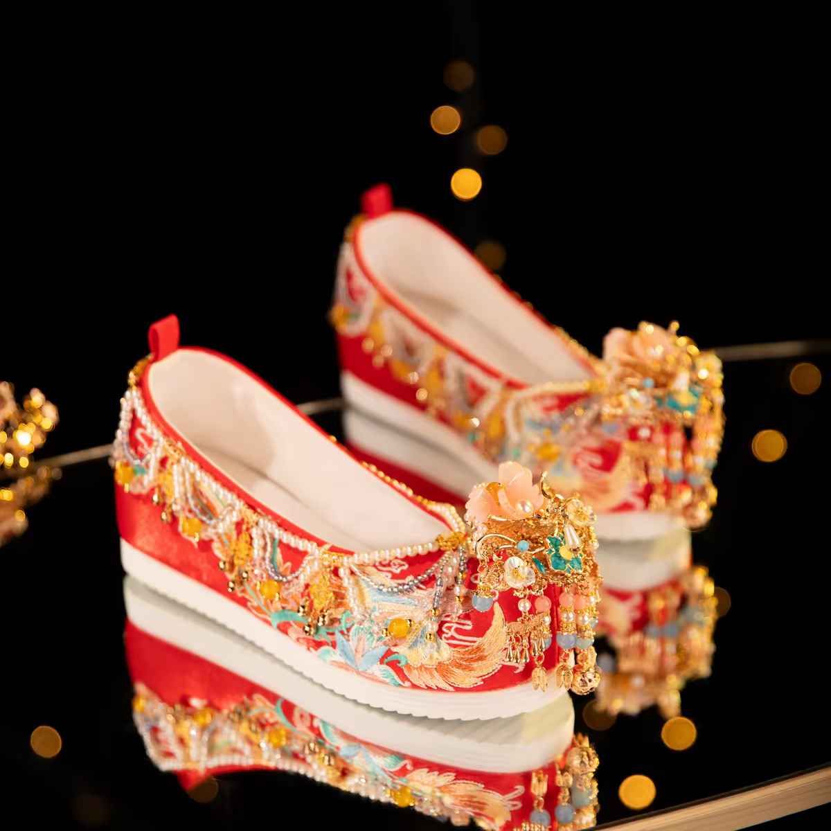 Ancient Chinese Hanfu Shoes |Traditional Chinese Wedding Shoes