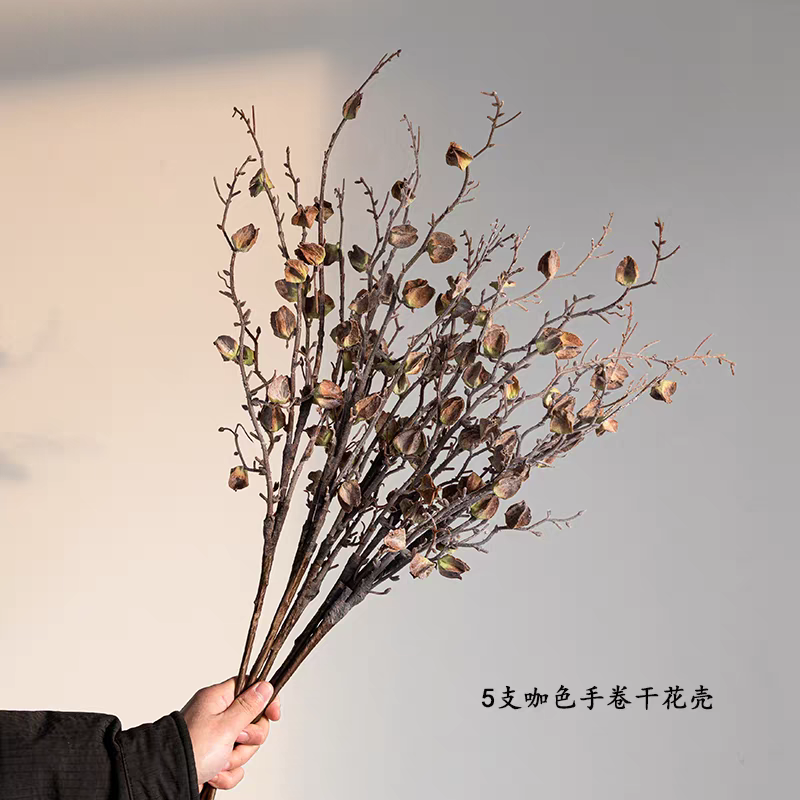 中古侘寂风插花摆件