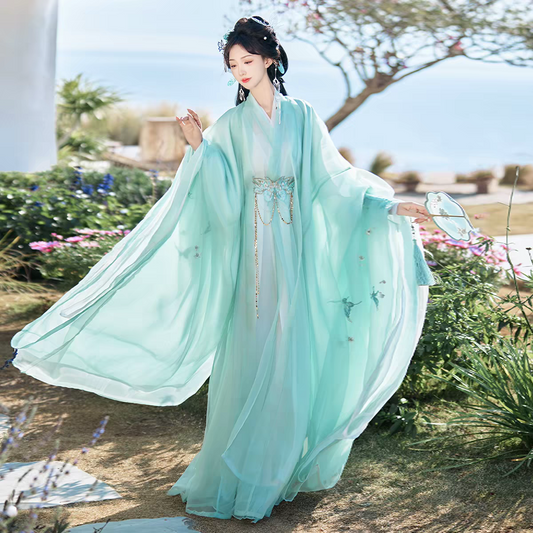 Fairy Hanfu Performance Costume – Ethereal Dance Dress for Stage, Photoshoot & Festival