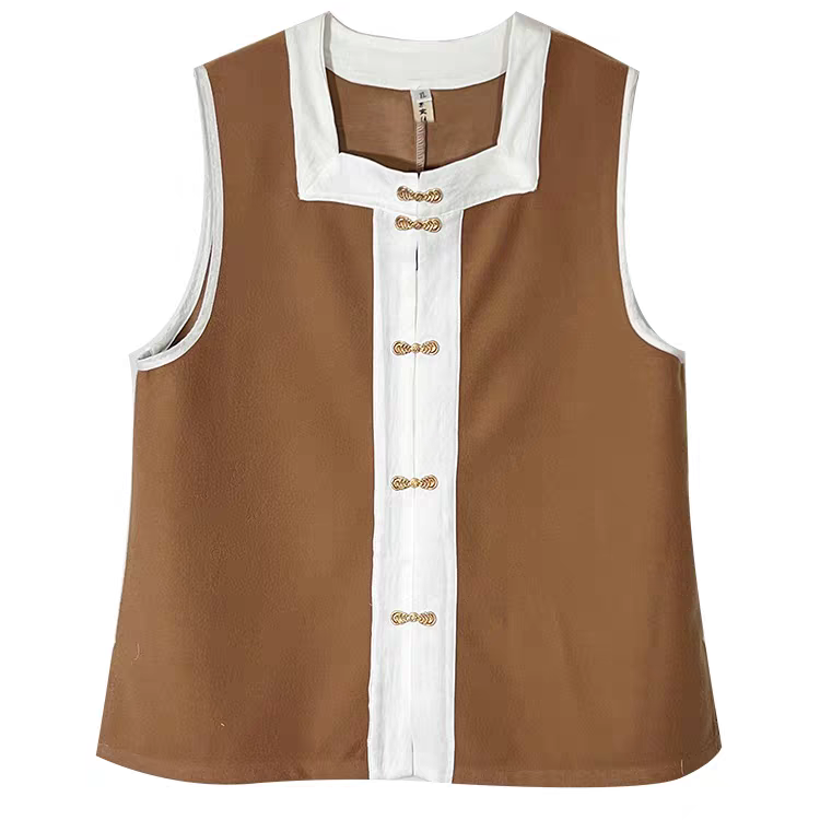 Hanfu square collar bijia汉服方领比甲S-XL