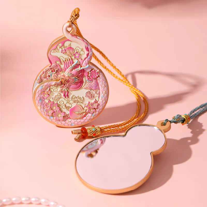 Guofeng Hand Mirror – Traditional Charm, Perfect for Gifting随身镜