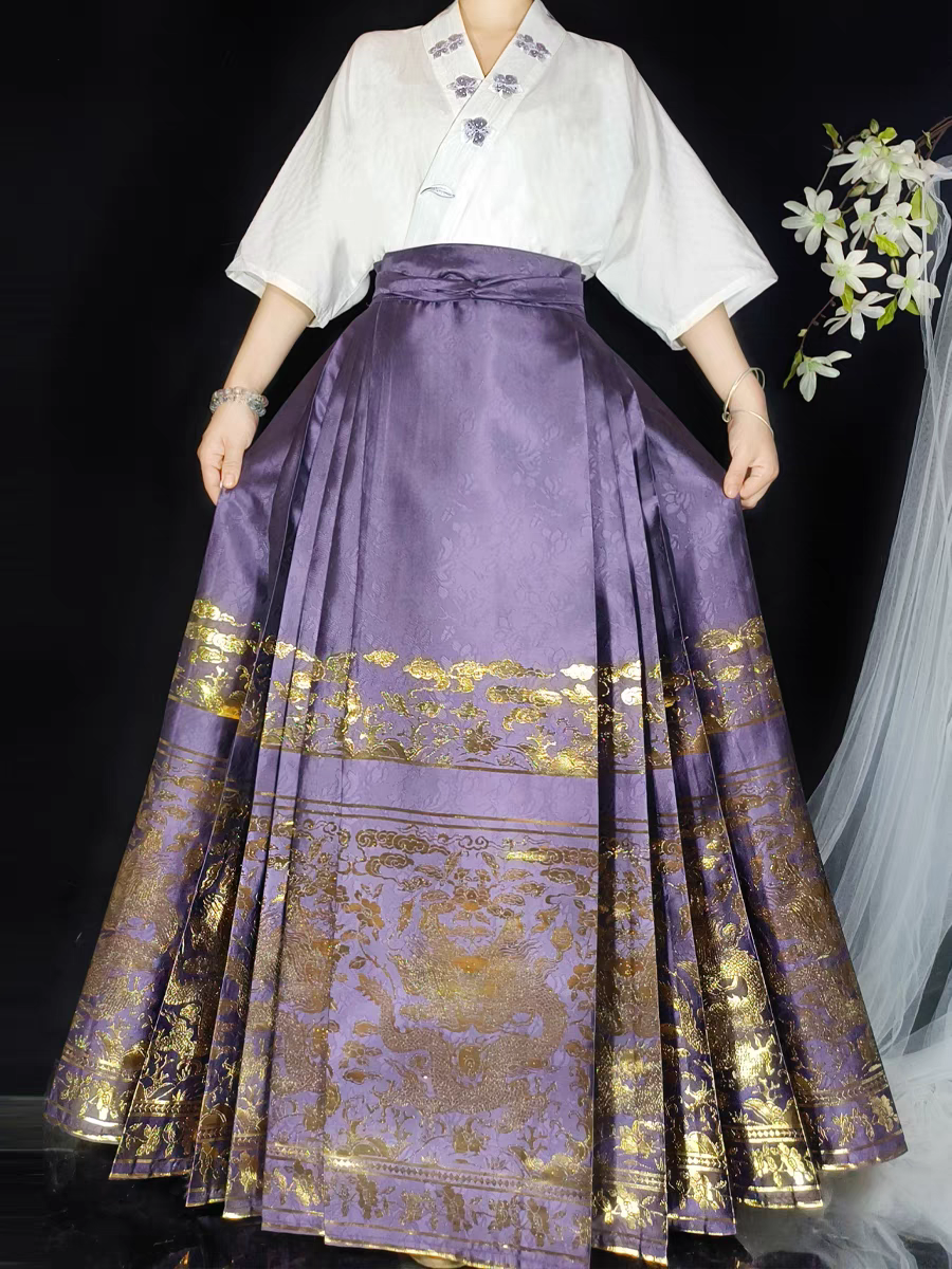 Matching Hanfu Ma-mian Skirt Set S-4XL