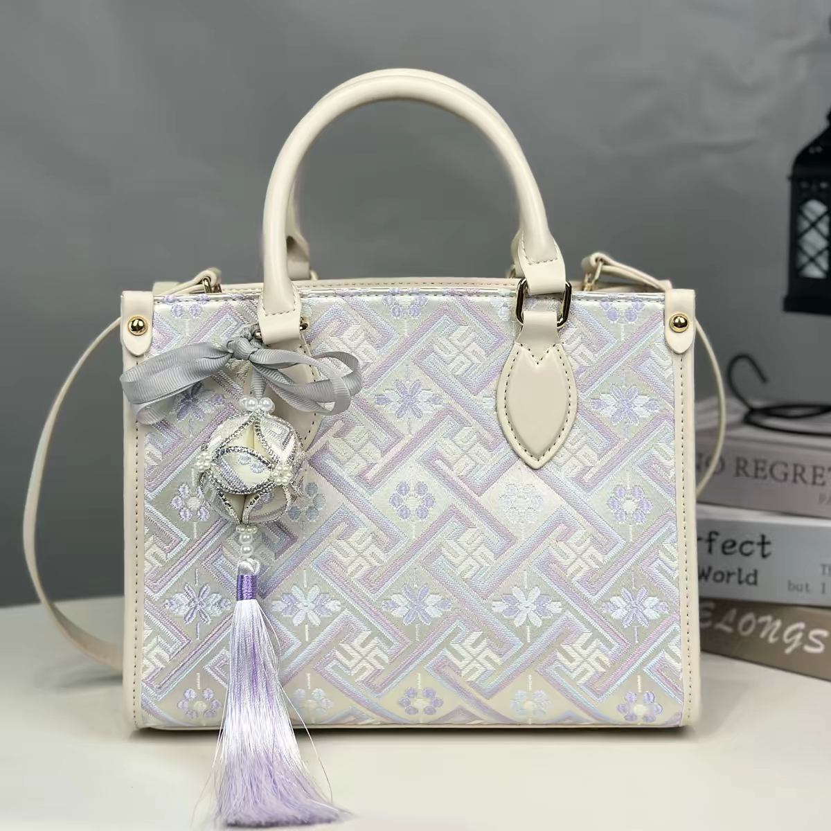 Zhuang Brocade Bag | Handmade Chinese Textile Art Handbag Inspired by Traditional Weaving