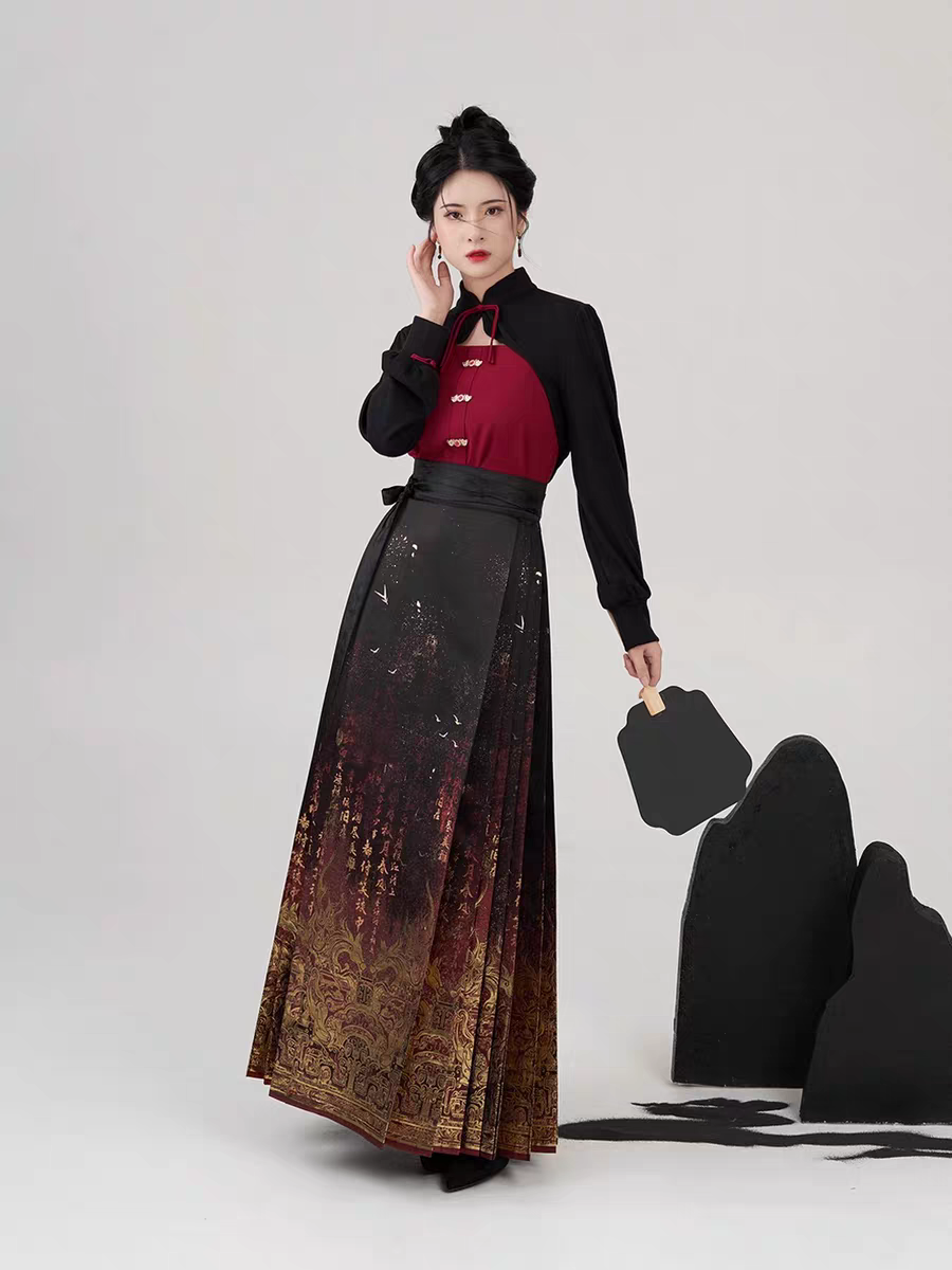 Heavy-duty horse-face skirt set, size S-L (pre-order, ships in 30 days).
