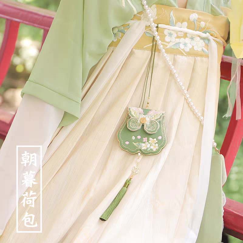 随身刺绣香囊成品+礼盒