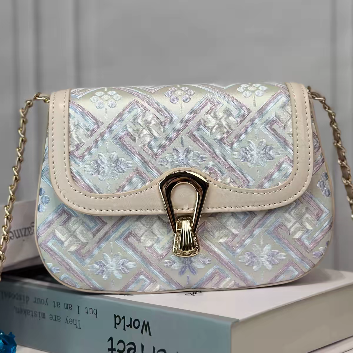 Zhuang Brocade Bag | Handmade Chinese Textile Art Handbag Inspired by Traditional Weaving