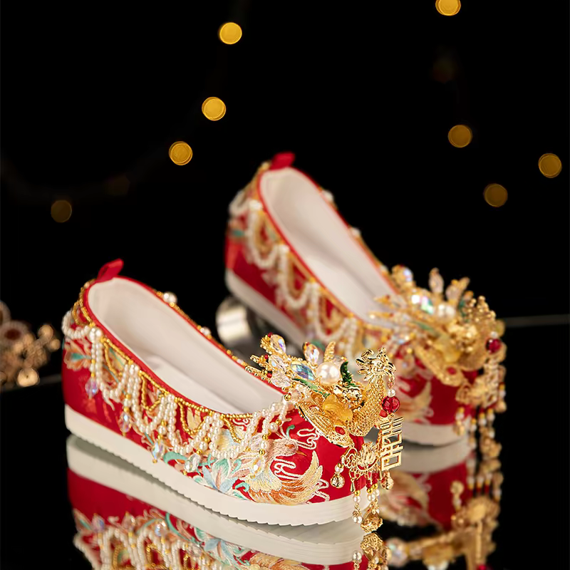 Ancient Chinese Hanfu Shoes |Traditional Chinese Wedding Shoes