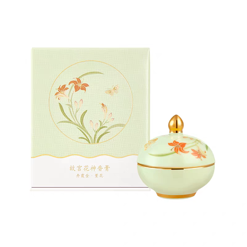 Forbidden City | Twelve Flower Deities Solid Perfume – Museum Cultural & Creative Gift for Weddings, Birthdays, Women's Souvenir