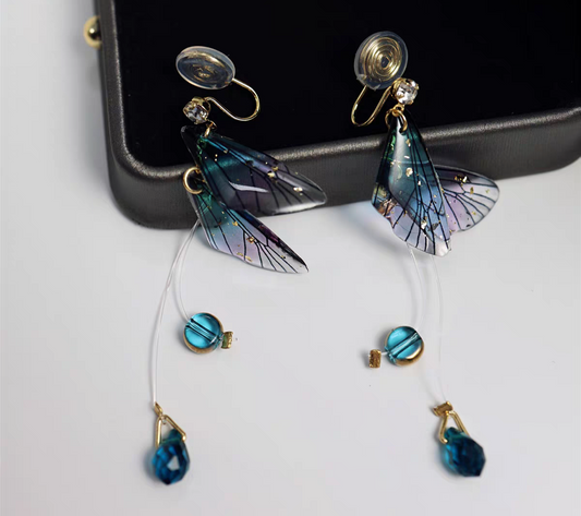 Chinese New Style Clip On Earrings for Women | No Ear Piercing Traditional Inspired Jewelry