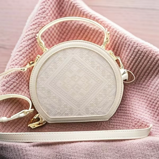 Zhuang Brocade Bag | Handmade Chinese Textile Art Handbag Inspired by Traditional Weaving