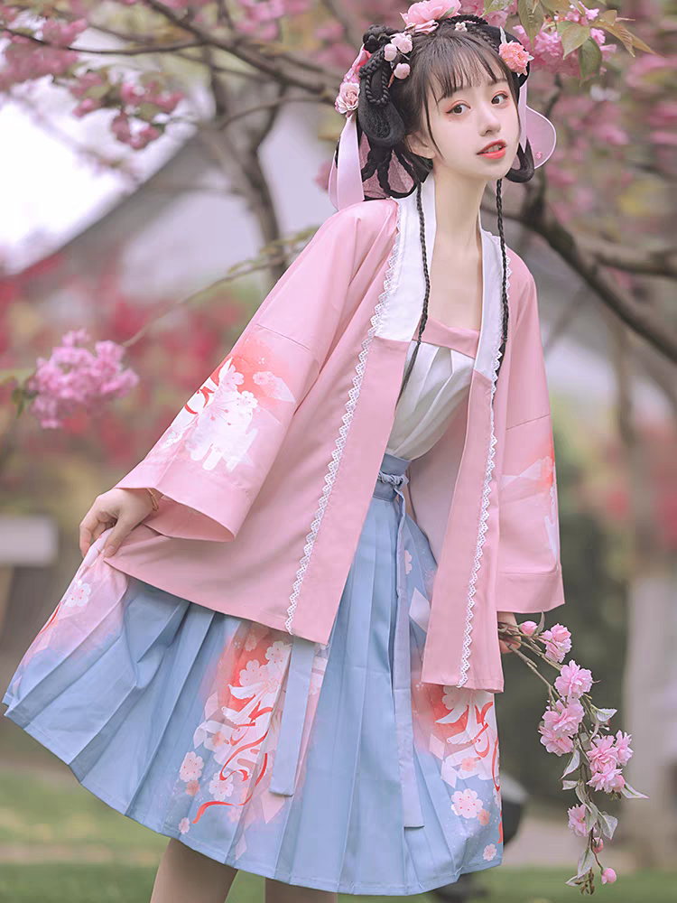 汉元素女装对襟直袖衫