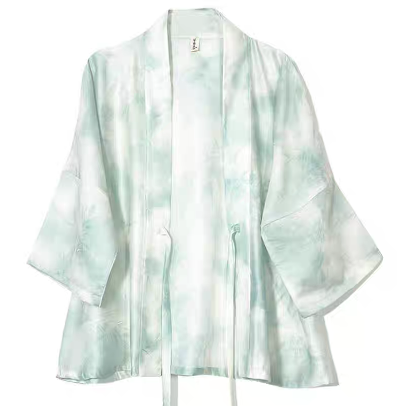 Hanfu double-breasted shirt汉服对襟衫S-XL